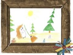 «НАШИ ЕЖИ - САМЫЕ ЧИСТЫЕ», автор: Дарья, 8 лет, г. Краснодар