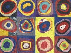 "КВАДРАТЫ С КОНЦЕНТРИЧЕСКИМИ КРУГАМИ", Костенко Надежда