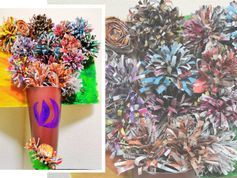 "ХРИЗАНТЕМЫ В ВАЗЕ", Софья Штеля, Мирра Штеля