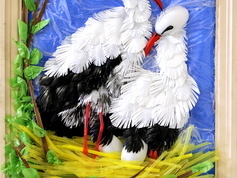 «АИСТЫ»
авторы: Мещеряков Марк (5 лет), ДДОУ детский сад 232, г. Краснодар, Бутырина Маргарита (11 лет) МБОСОШ 8, г. Краснодар